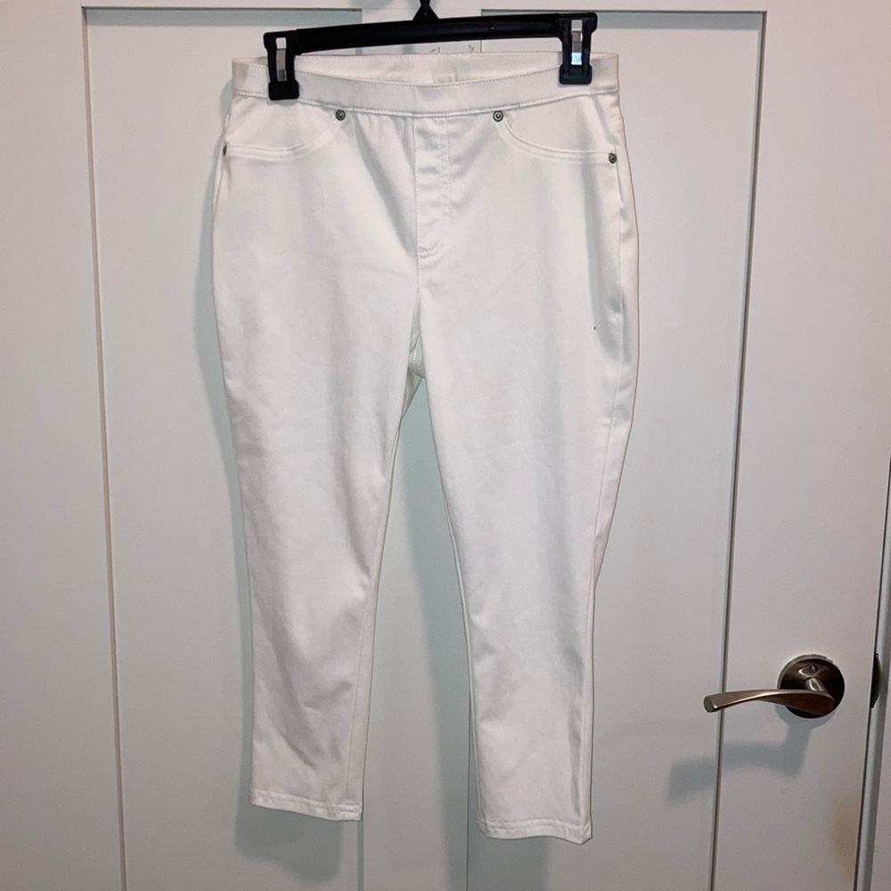 Petite white jogging. Style & Co.